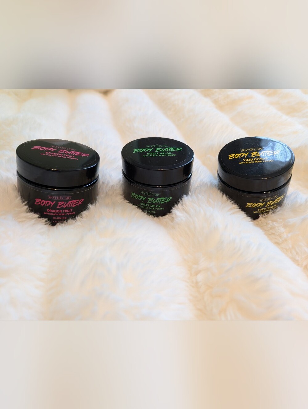 Spathecary Body Butter Bundle Of 3 Dragon Fruit Sweet Melon Yuzu